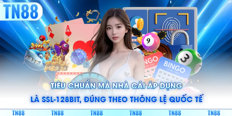 Tiêu chuẩn mà nhà cái áp dụng là SSL-128bit, đúng theo thông lệ quốc tế